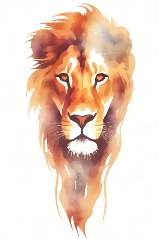 lion tattoo design idea