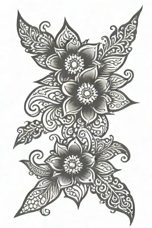 henna tattoo design idea
