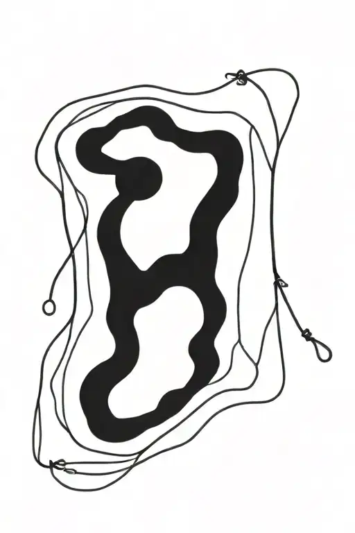 necklace tattoo design idea