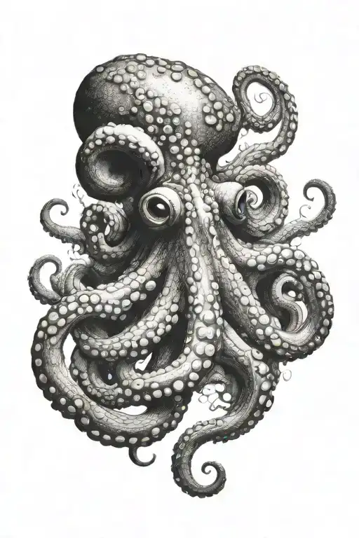 octopus tattoo design idea