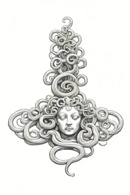 medusa tattoo design idea