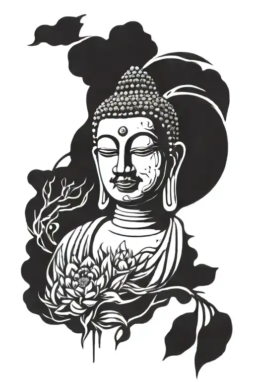 buddha tattoo design idea