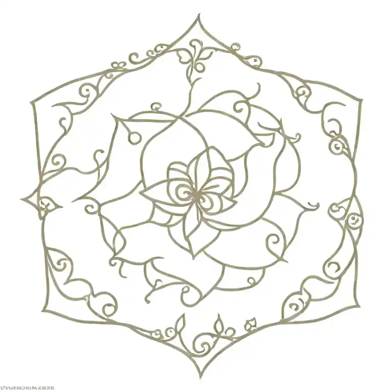 henna tattoo design idea