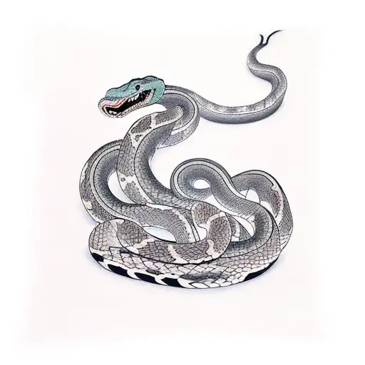 Japanese Snake Tattoo Idea  BlackInk