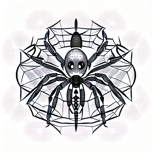 Image Of Spider Tattoo Designs Silhouette @ Silhouette.pics