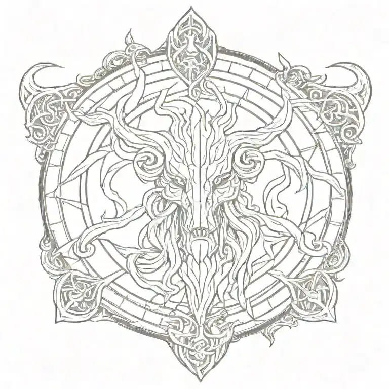 norse tattoo design idea