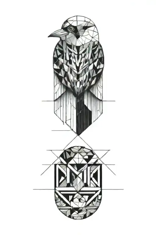 bird tattoo design idea