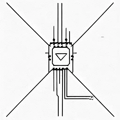 electronic circuit, microchip, wiring, cpu, gpu tattoo design idea