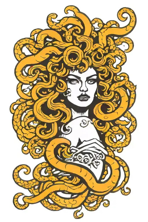 medusa tattoo design idea