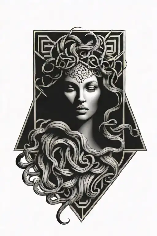 medusa tattoo design idea