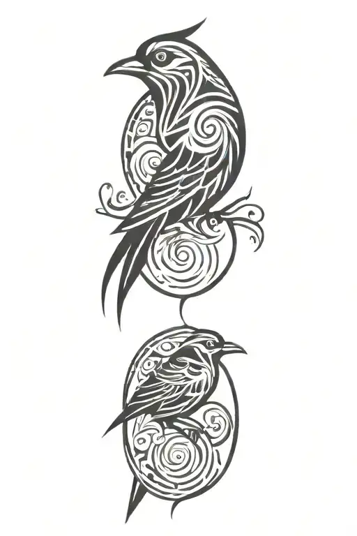 bird tattoo design idea