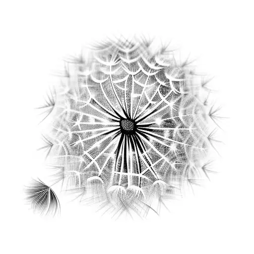 Dandelion tattoo design idea