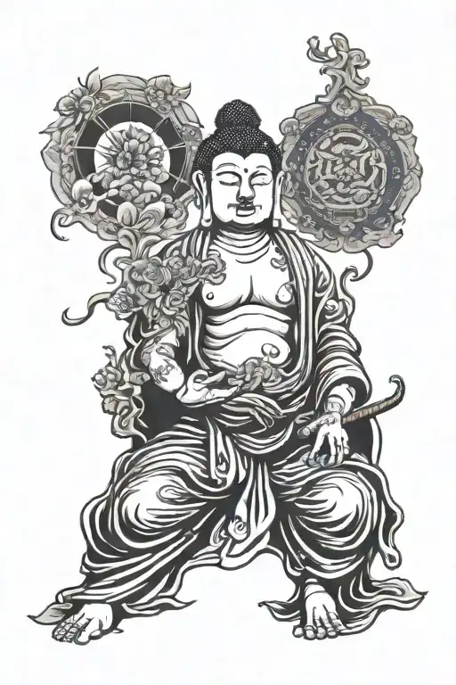 buddha tattoo design idea