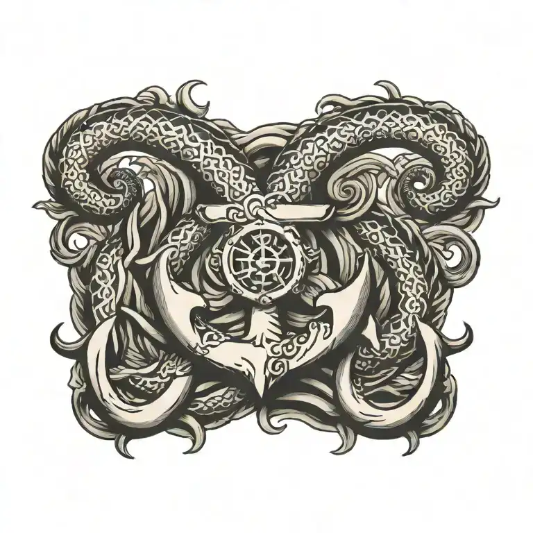 anchor tattoo design idea