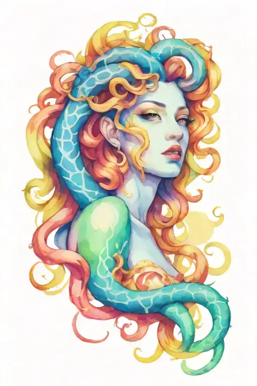 medusa tattoo design idea