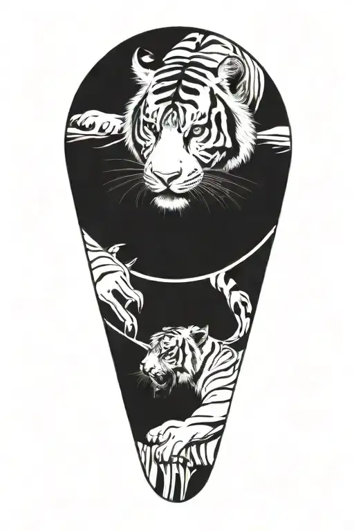 tiger tattoo design idea