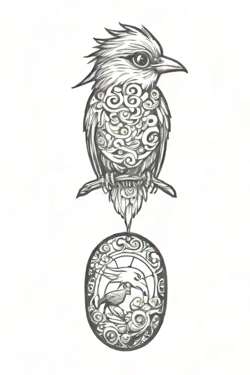 bird tattoo design idea