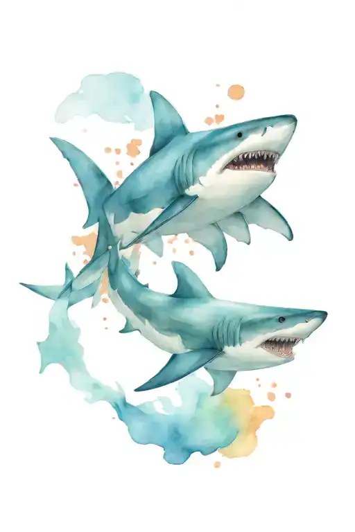 shark tattoo design idea