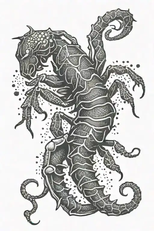 scorpio tattoo design idea
