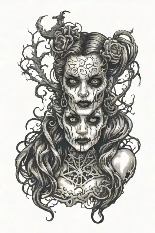 daughter tattoo design idea
