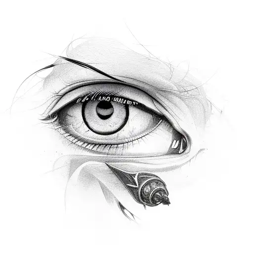 All Seeing Eye Tattoo  Realistic Temporary Tattoos  TattooIcon