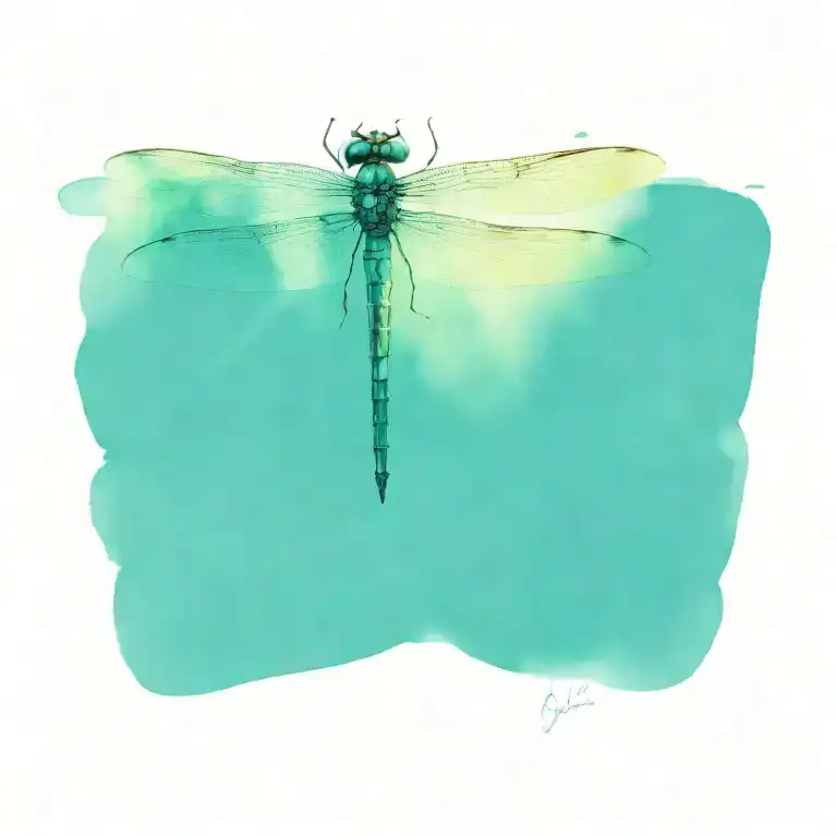 dragonfly tattoo design idea