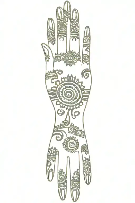 henna tattoo design idea