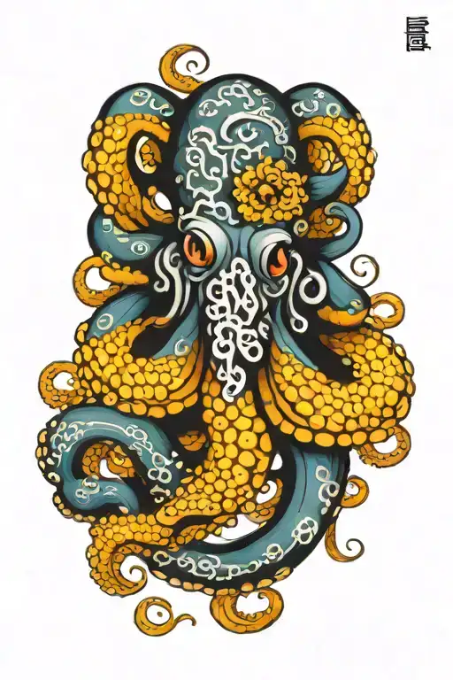 octopus tattoo design idea