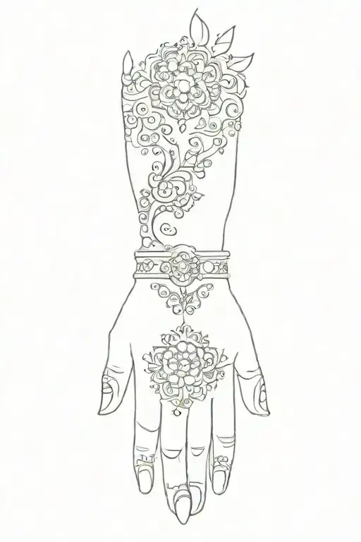 henna tattoo design idea