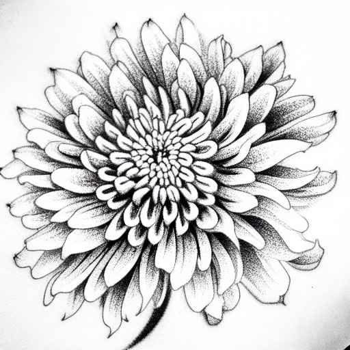 49 Beautiful Chrysanthemum Tattoos With Special Meaning