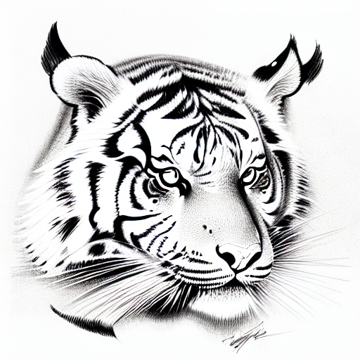 How to draw tiger tattoo  Tiger tattoo drawing  YouTube
