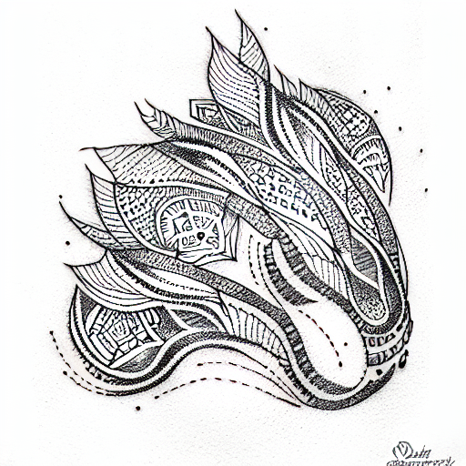 Turkey tattoo design idea