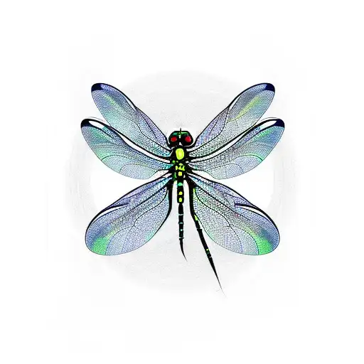 Dragonfly tattoo design idea