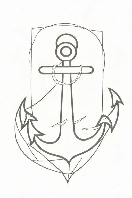 anchor tattoo design idea