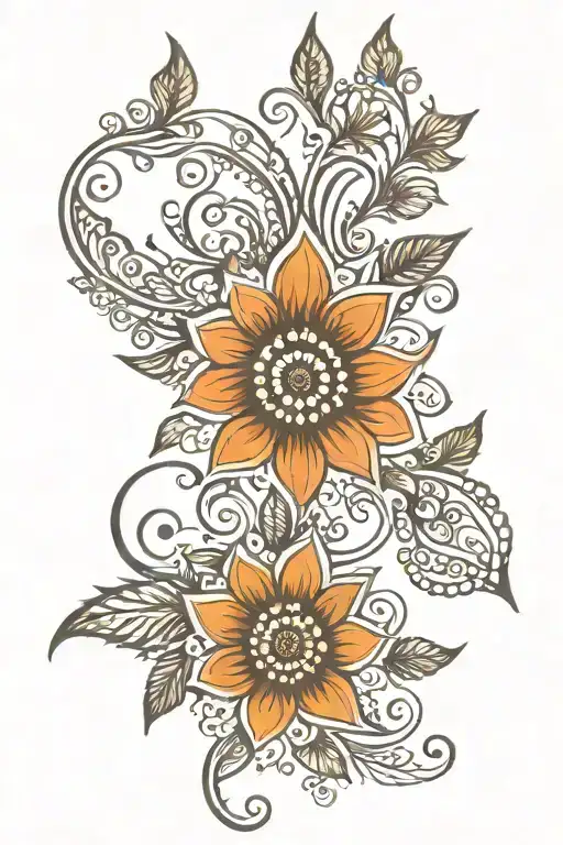 henna tattoo design idea