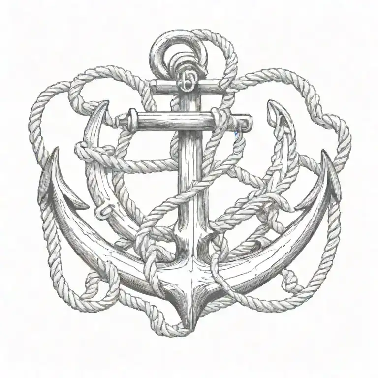 anchor tattoo design idea