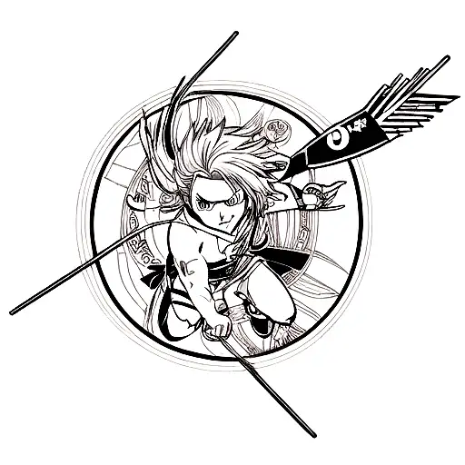 Paper  Party Supplies template printable stencil Tattoo Design Instant  Download professional anime tattoo stencil Design  Templates Templates  eolaneee