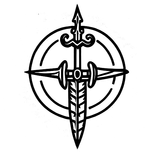 Meaning of sword and dagger tattoos also some ideas