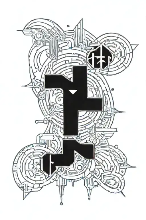 aquarius tattoo design idea