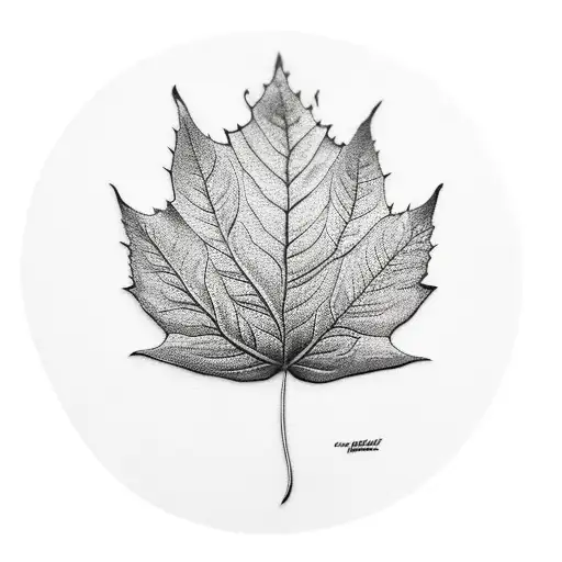 90 Leaf Tattoos that Celebrate the Fall
