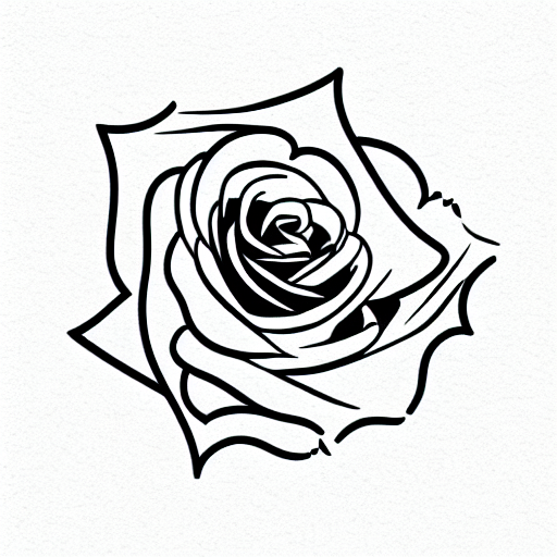 Rose tattoo design idea