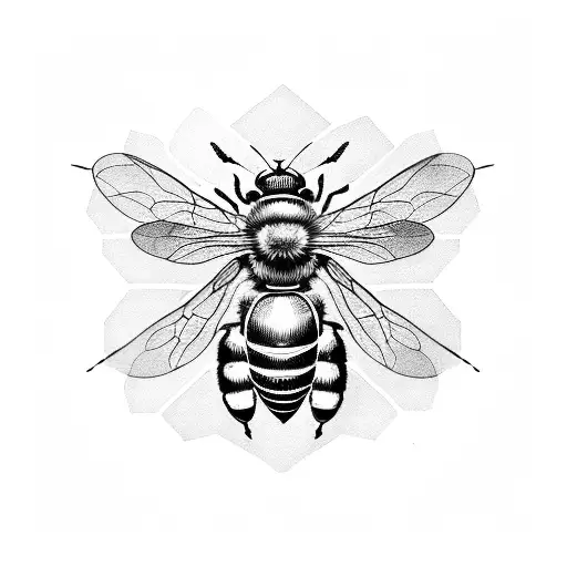 Bee tattoo Black and White Stock Photos  Images  Alamy