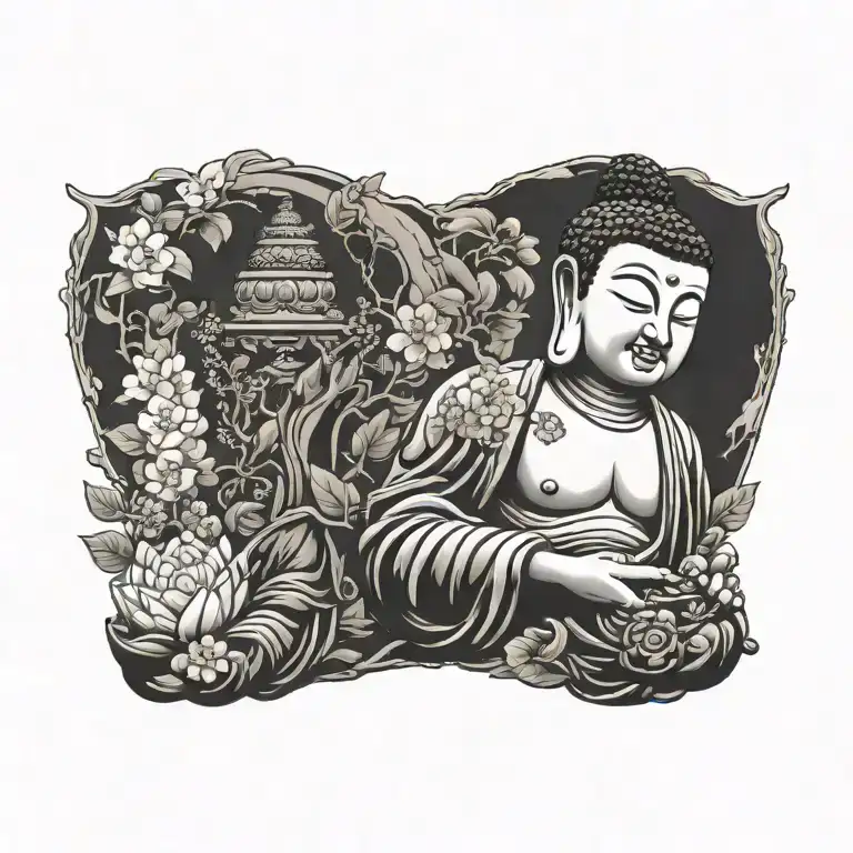 buddha tattoo design idea