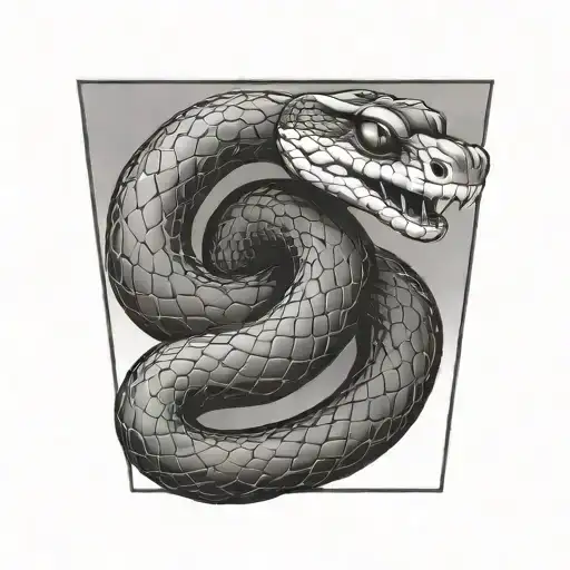 snake tattoo design idea