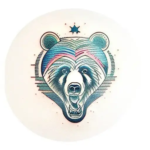 Traditional Bear Tattoo Images Browse 731 Stock Photos  Vectors Free  Download with Trial  Shutterstock