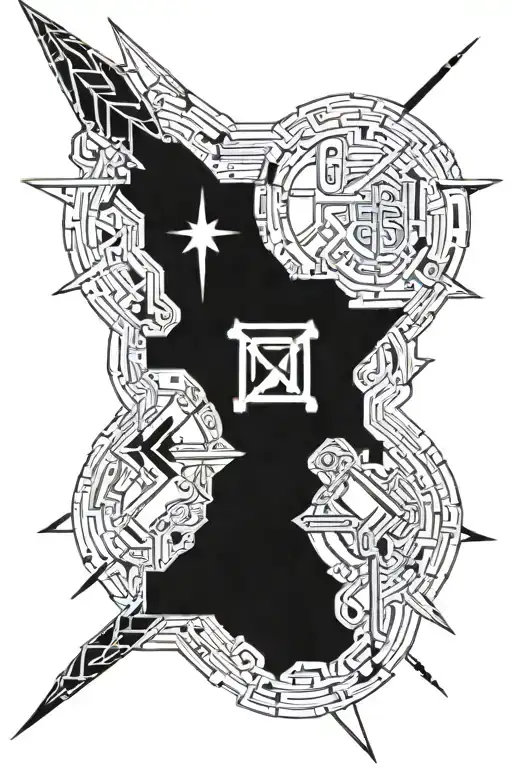 sagittarius tattoo design idea