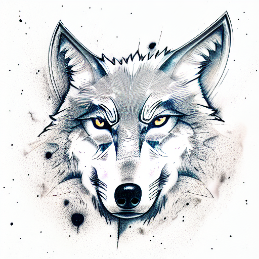 Tattoo Arctic Wolf Lone Wolf Clip Art  Arctic Wolf Drawing HD Png  Download  Transparent Png Image  PNGitem