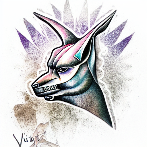 Anubis tattoo design idea