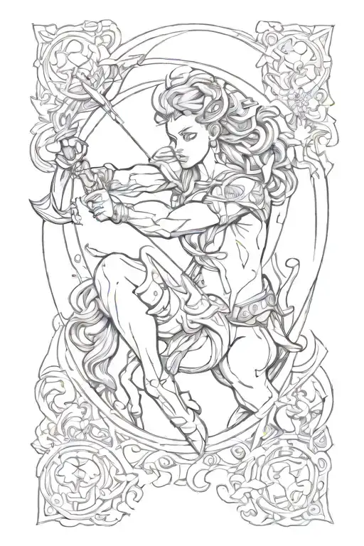 sagittarius tattoo design idea