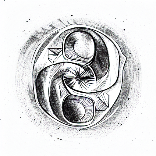 Yinyang tattoo design idea